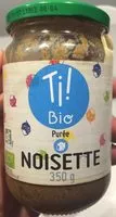 Mängden socker i Purée de noisette