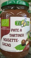 Mängden socker i Pâte à tartiner noisette-cacao
