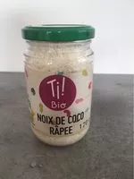 Mängden socker i Noix de coco rapé