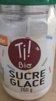 Mängden socker i Sucre glace bio