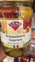 Mängden socker i Krini Antipastissimo Superiore à Öl