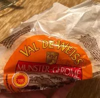 Mängden socker i Munster Gerome AOP (200g Stück)