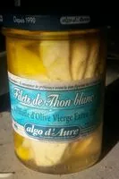 Mängden socker i Filets de thon blanc