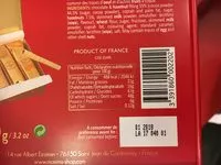 Mängden socker i 16 Cigarettes Feuilletées Fourrées Chocolat Noisettes