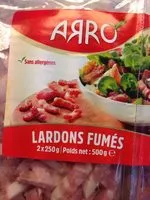 Mängden socker i Lardons Fumés
