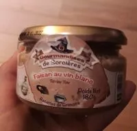 Mängden socker i Terrine fine de faisan au vin blanc