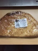 Mängden socker i 6 Crêpes fraiches