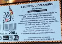 Mängden socker i 8 mini kouign amann