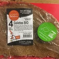 Mängden socker i 4 galettes bio