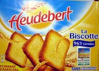 Mängden socker i La Biscotte Heudebert