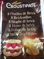 Mängden socker i Feuilles de brick