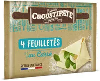 Mängden socker i 4 carrés de pâte feuilletée CROUSTIPATE