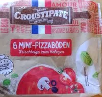 Mängden socker i 6 Mini-Pizzaböden