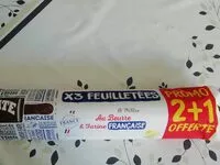 Mängden socker i Pâte feuilletée x3