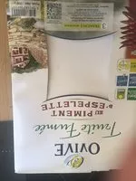 Mängden socker i Ovive truite fumée au piment d’espelette