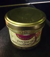 Mängden socker i Terrine De Lapin, Aux Quetsches