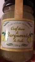 Mängden socker i Confiture de Bergamote