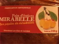 Mängden socker i Pain d’épice mirabelle