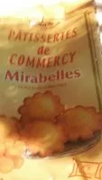 Mängden socker i Pâtisseries de Commercy Mirabelles
