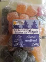 Mängden socker i Les fameux bonbons des Vosges