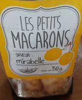 Mängden socker i Les petits macarons saveur mirabelle