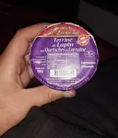 Mängden socker i Terrine de lapin au quetsches