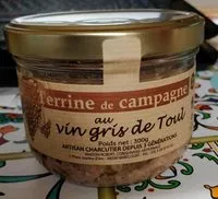 Mängden socker i Terrine de campagne au vin gris de Toul