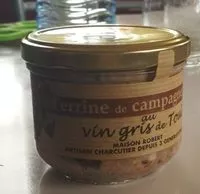 Mängden socker i Terrine de campagne au vin gris de Toul