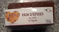 Mängden socker i Pain d'épices au miel et figues