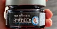 Mängden socker i Confiture myrtille de Lorraine