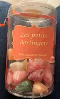 Mängden socker i Bonbon berlingots