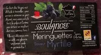 Mängden socker i Meringuettes saveur myrtille