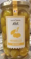 Mängden socker i Mirabelles au sirop 720mL