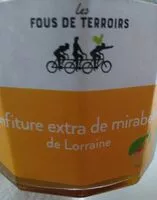 Mängden socker i Confiture extra de Mirabelles de Lorraine