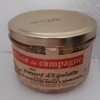 Mängden socker i Terrine de campagne au piment d'espelette