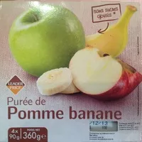 Mängden socker i Purée de Pomme banane