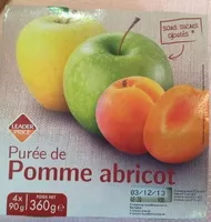 Mängden socker i Purée de Pomme abricot