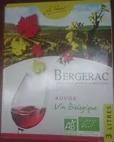 Mängden socker i Bergerac vin rouge