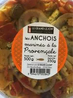 Mängden socker i Anchois marinés à la Provençale