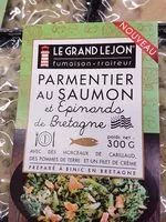 Mängden socker i Parmentier de saumon et épinards