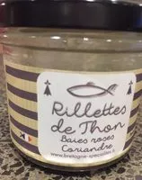Mängden socker i Rillettes de thon Baies roses Coriandre