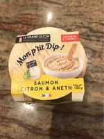 Mängden socker i Mon p'tit Dip Saumon, citron & aneth