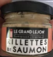 Mängden socker i Rillettes de saumon