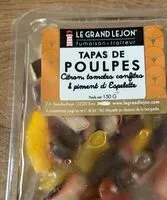 Mängden socker i Tapas de poulpes