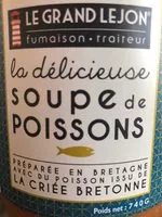 Mängden socker i Soupe de poisson