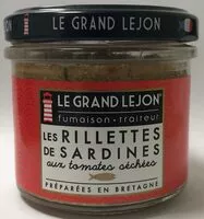 Mängden socker i Rillettes de sardines aux tomates séchées