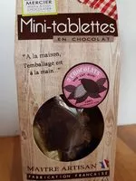 Mängden socker i Mini-tablettes en chocolat