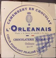 Mängden socker i Camembert en chocolat l'Orléanais