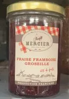 Mängden socker i Confiture fraise framboise groseille