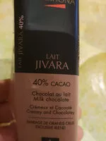 Mängden socker i Valrhona - Chocolat Baton - Chocolat Au Lait - Jivara 40%